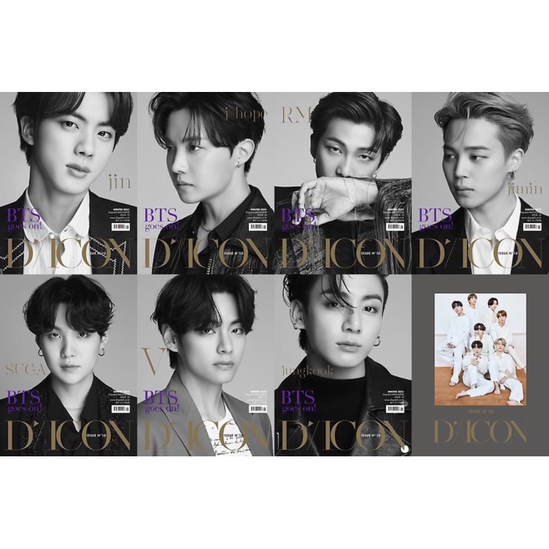 現貨✅dicon D社 vol.10 BTS goes on 防彈少年團 雜誌 寫真 單人封面