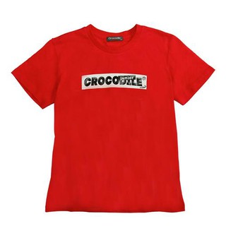 Crocodile Junior 『小鱷魚童裝』559437 跳色LOGO T恤-小童 Ggo(G購)