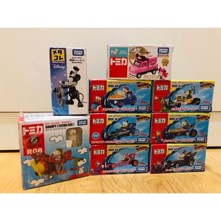 【現貨+】TAKARA TOMY TOMICA 迪士尼小汽車 史努比飛行員飛機 皮特 黛西 唐老鴨 米妮 蒸汽船米奇