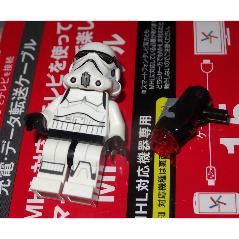 很新的 樂高 LEGO 帝國風暴兵 Stormtrooper 含武器75078附的 250元