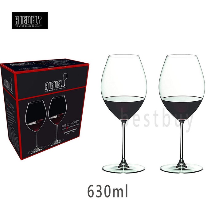 Riedel  630ml-2入 Veritas Old World Syrah 希哈紅酒杯 紅酒杯 水晶杯 葡萄酒杯