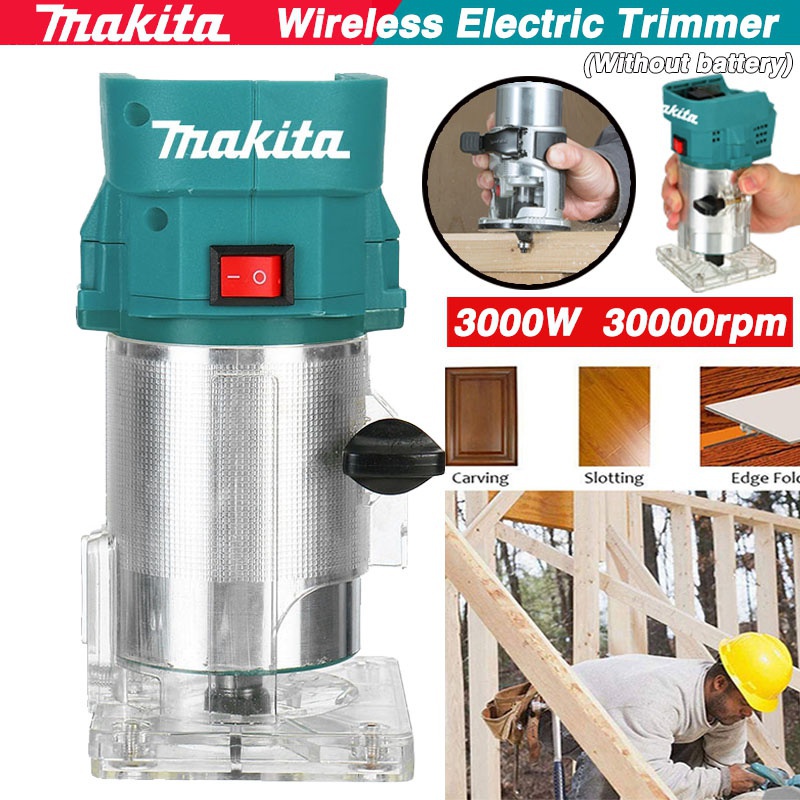 【現貨】Makita 30000r/min電動掌上型無繩適用Makita 18V電池木工修邊機