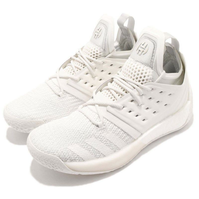 98%新 adidas Harden vol 2  全白  大鬍子James Harden 哈登2 us 9.5