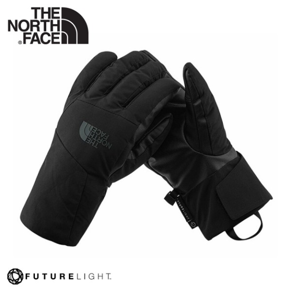 【The North Face 女 FL 防水保暖手套《黑》】4SGT/機車手套/防滑手套/冬季滑雪/悠遊山水