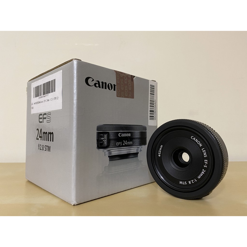 【出售二手】佳能 Canon EF-S 24mm F2.8 STM (公司貨) 9成新