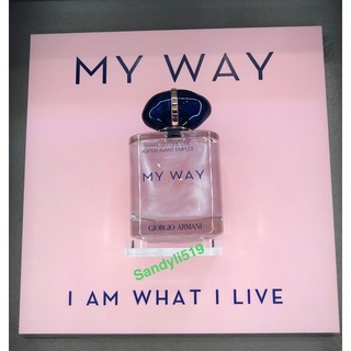 亞曼尼🔥清新晨露 琉沙 琉金版MY WAY淡香精 附GA提袋 限量流金版 50ml 附提袋 送禮大方