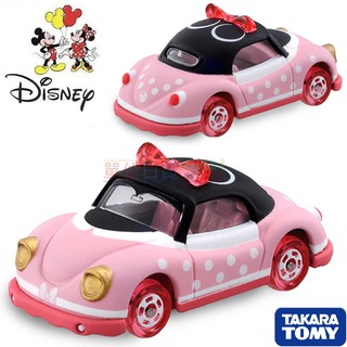 『 單位日貨 』日本正版 TOMY TOMICA 多美 迪士尼 米妮 蝴蝶結 金龜車 合金 小車 收藏
