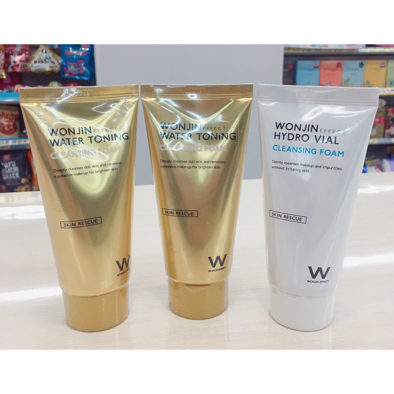 韓國WONJIN EFFECT原辰深層潔淨洗面乳80ml/原辰亮白保濕洗面乳80ml#原辰洗面乳#韓國洗面乳#深層潔淨