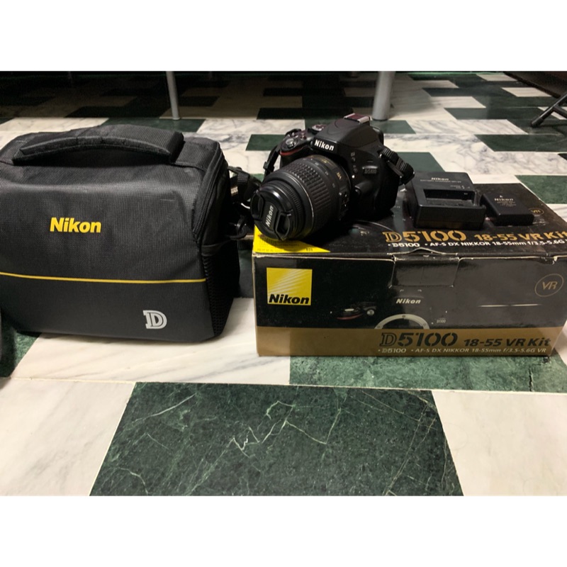 二手 單眼相機 Nikon D5100 （機身+鏡頭） 公司貨 快門次數約5852