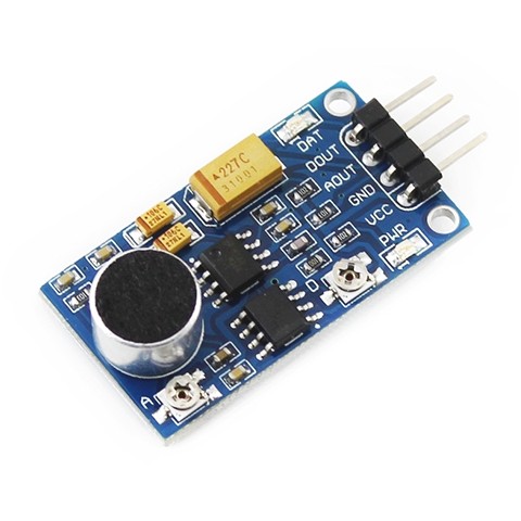 ►294◄微雪 聲音感測器模組 聲控模組 聲音檢測模組 LM386模組 Arduino