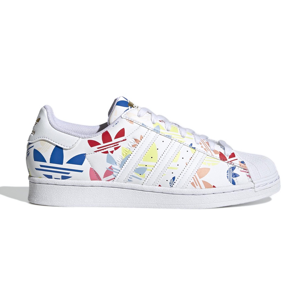 Adidas Superstar 女 白 三葉草 運動 休閒鞋 H00183