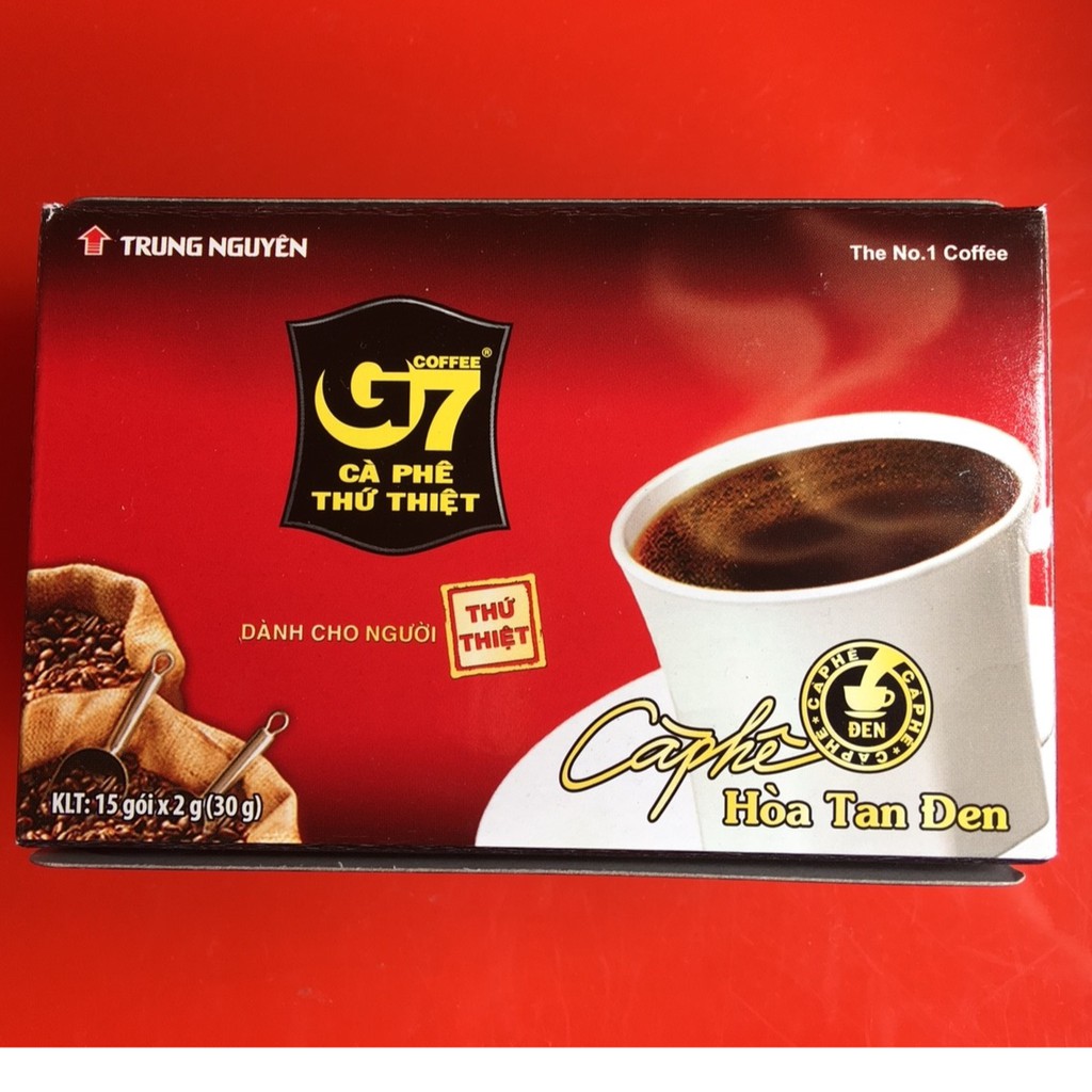 越南#G7黑咖啡 2g*15包/盒