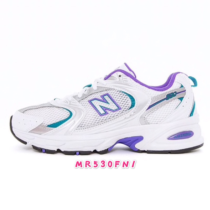 22~23.5現貨【威爾浩斯】正品 NEW BALANCE 韓版 老爹鞋 NB 530 白紫 MR530FN1