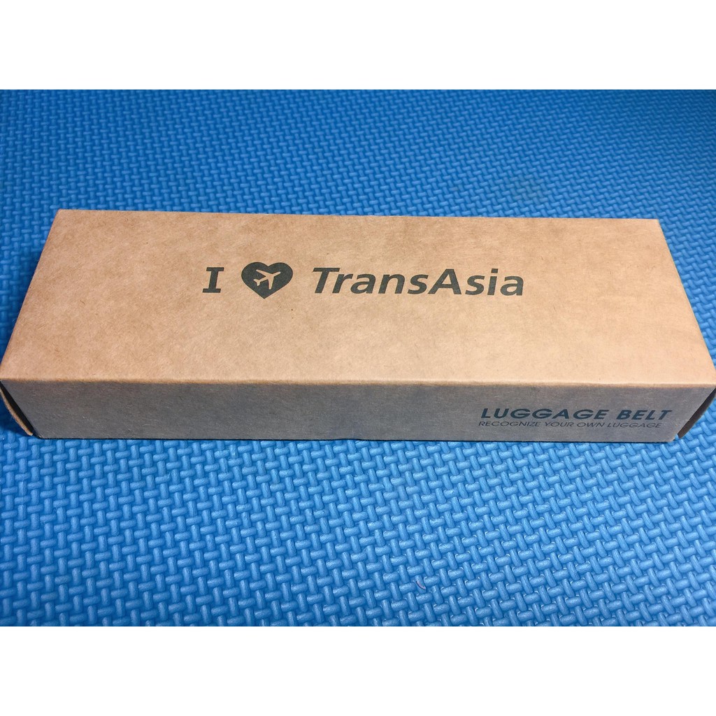 絶版-復興航空TransAsia紫色行李束帶