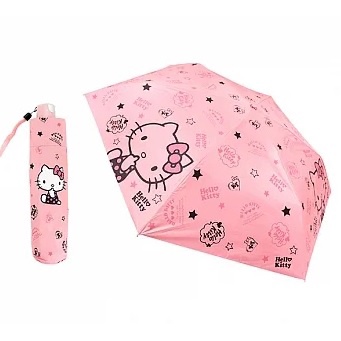 凱蒂貓 hello kitty~可愛實用uv晴雨2用傘~雨傘、uv防曬傘、陽傘、超輕三折晴雨傘、兩用傘、折疊傘