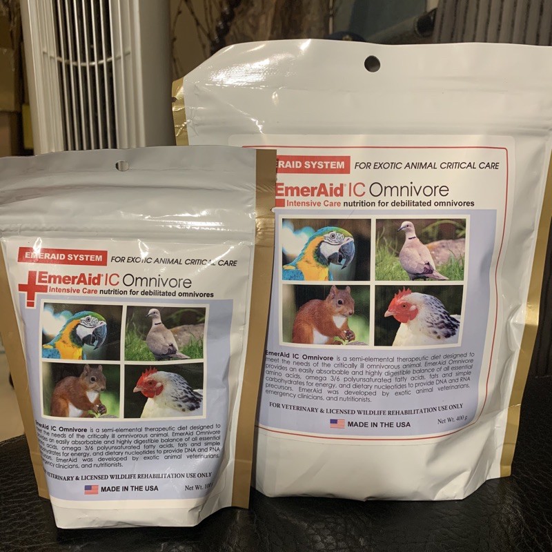 🇺🇸 Emeraid 艾茉芮 雜食動物加護期營養粉 100g 400g 雜食 奶粉｜倉鼠 松鼠 鳥 鸚鵡