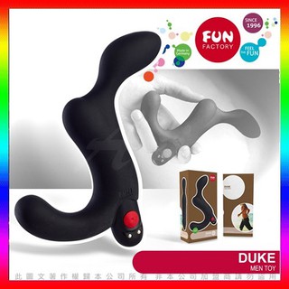 【隔日到貨】德國FUN FACTORY DUKE毀滅公爵杜克前列腺震動器-黑 男用情趣 電動按摩棒 前列腺按摩器