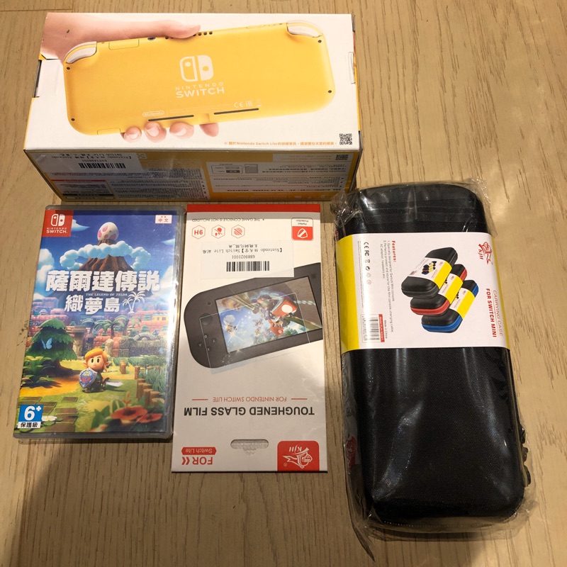 switch lite + 薩爾達傳說織夢島