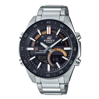 【CASIO】卡西歐 EDIFIC賽車系列 不鏽鋼 雙顯 手錶 ERA-120DB-1B 防水100米台灣卡西歐保固一年