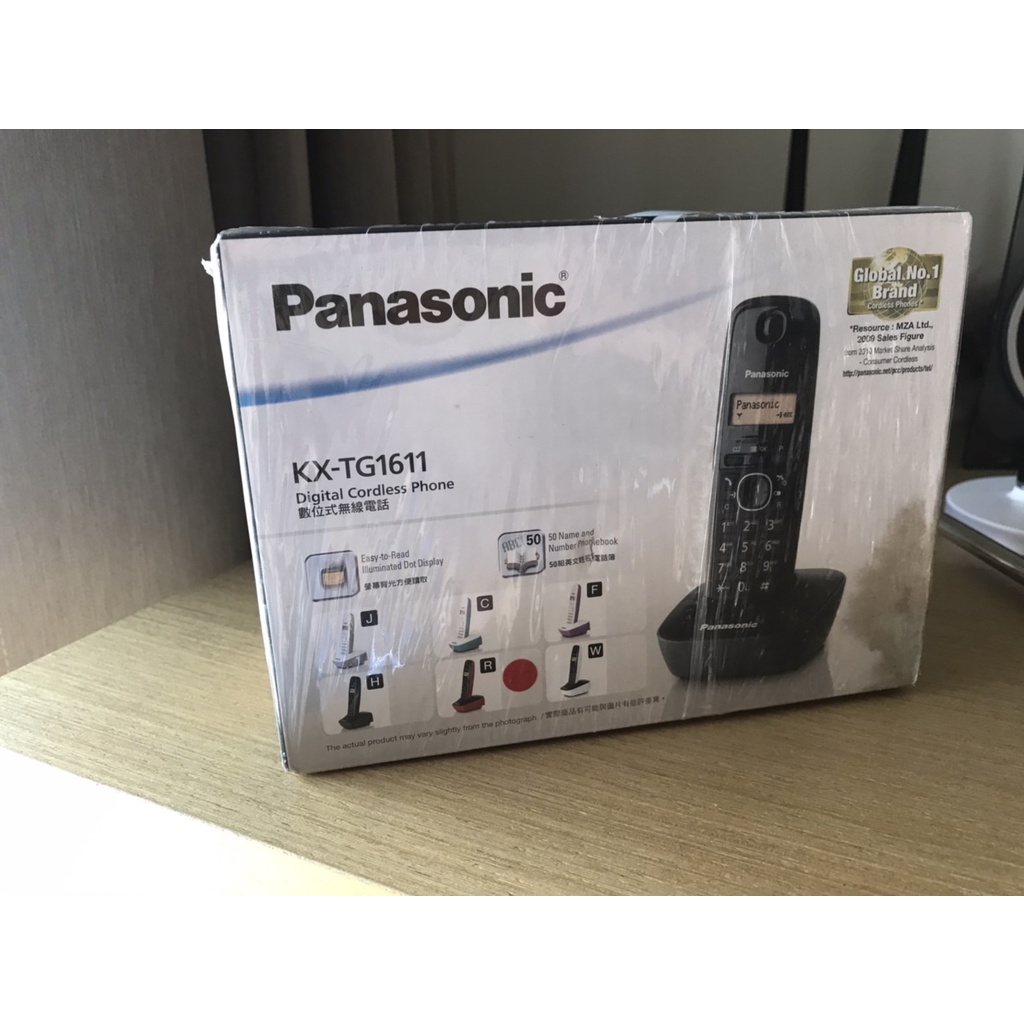 Panasonic國際牌 DECT 數位無線電話 KX-TG1611TW 耶誕紅