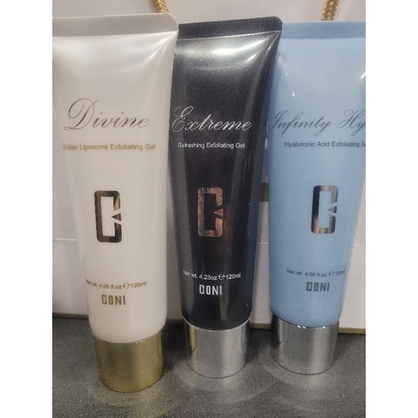 Coni 康倪黃金緩釋囊球去角質凝膠120ml 金箔去角質全新優惠正品期限長專櫃美容展 蝦皮購物