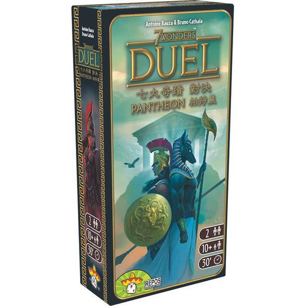 現貨【小海豚正版桌遊趣】七大奇蹟 對決 帕特農神廟擴充 7 Wonders DuelPantheon 繁中正版