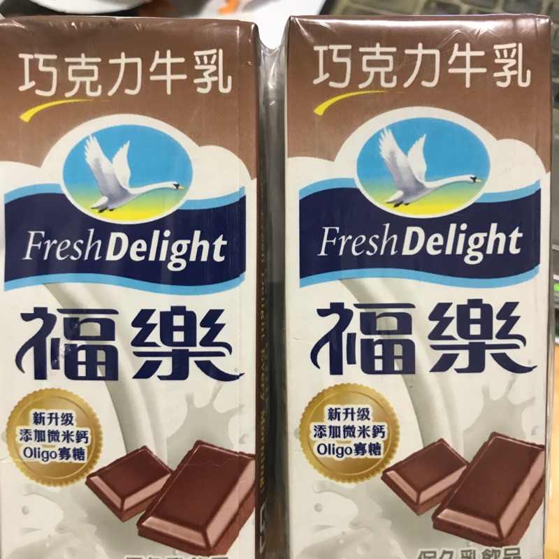 【福樂】巧克力/香蕉 保久乳200ml*6入