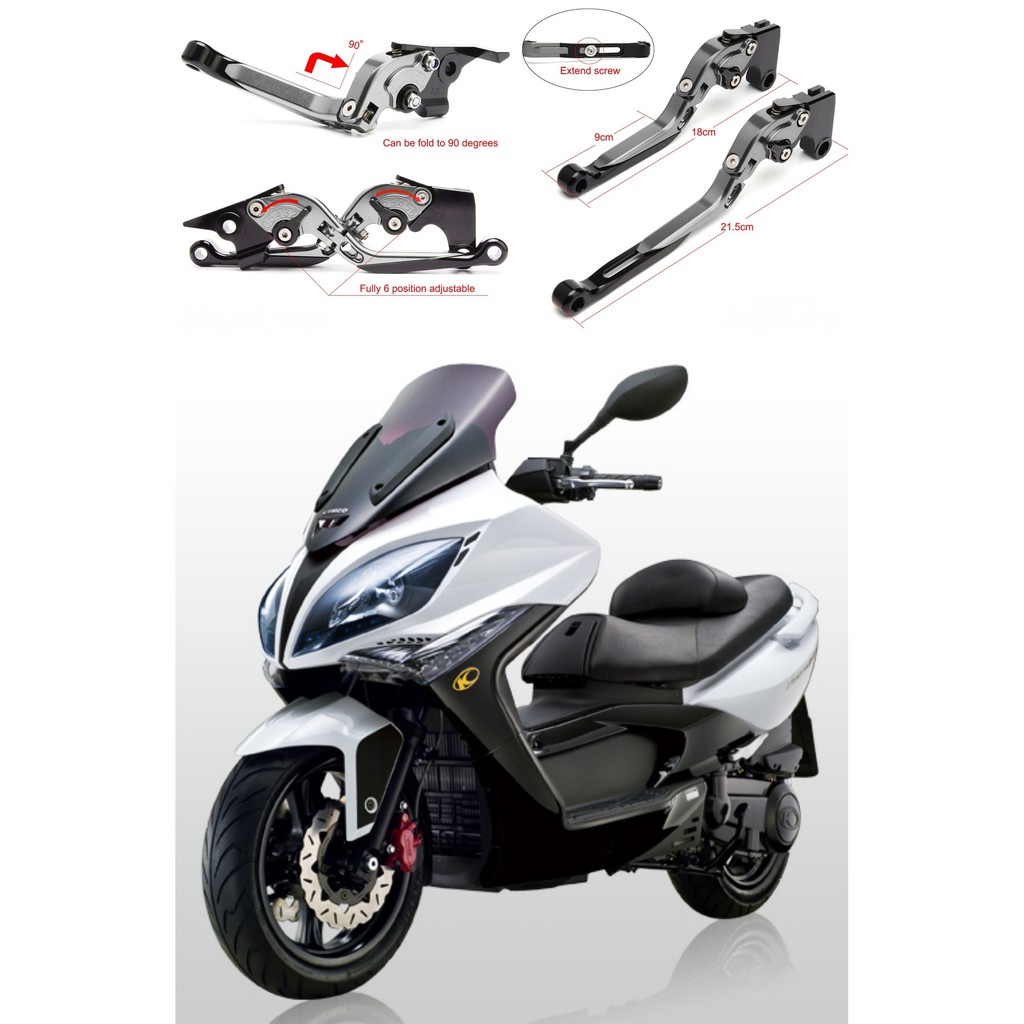 老虎林 KYMCO 光陽重機 Xciting250 300 500 六段調整長度伸縮煞車拉桿【購買前請詳閱商品描述】