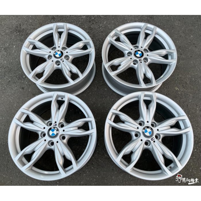 二手 中古鋁圈原廠寶馬bmw M版18吋5孔1 前後配銀f F22 E87 E M135i 蝦皮購物