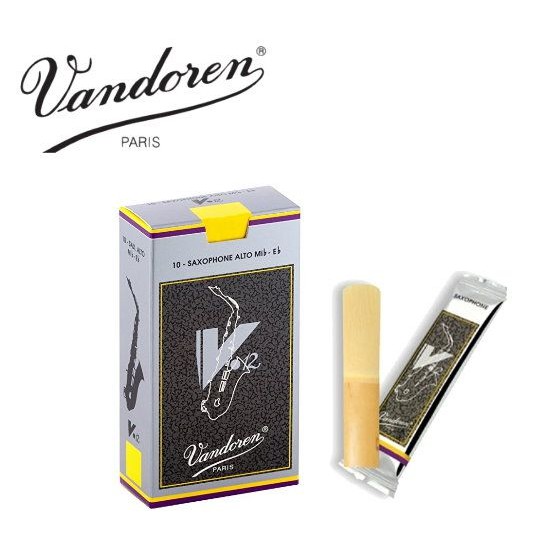 【缺貨】Vandoren竹片V12銀盒 中音薩克斯風3號 3.0竹片（10片/盒）Alto Sax【型號：SR613】