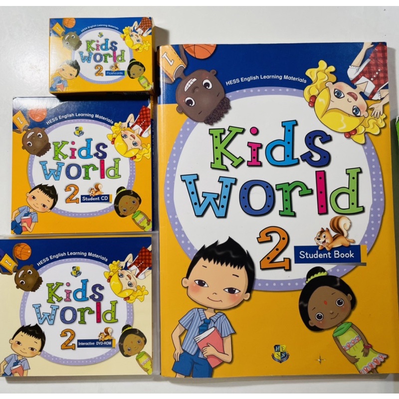 Hess何嘉仁 Kids World2,3,4美語教材