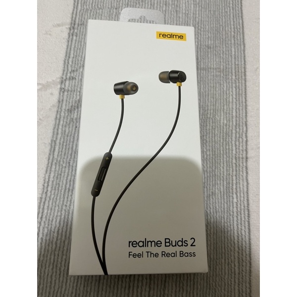 realme Buds 2 磁吸式有線耳機(黑色)