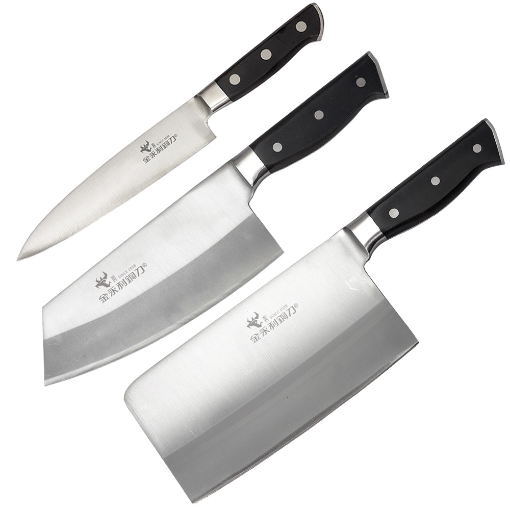 金永利鋼刀 家用料理必備三件刀具組