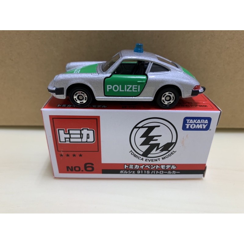 ［現貨］Tomica 多美 會場車 No.6 保時捷 911s 警車