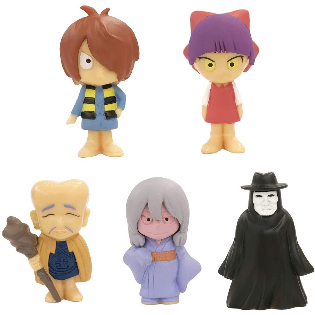 鬼太郎妖怪玩具組公仔高約3 5公分 蝦皮購物