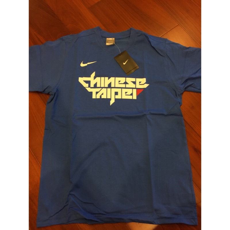Nike Chinese Taipei 中華台北 奧運 藍色 短袖T恤 M號