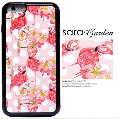 客製化 手機殼 iPhone 6 6S Plus【多款手機型號提供】粉嫩紅鶴 光盾 L014 Sara Garden