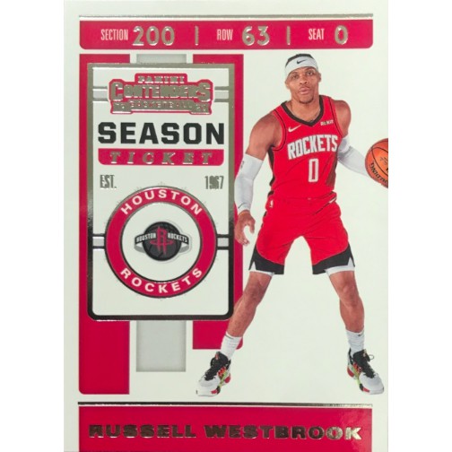 PANINI CONTENDERS RUSSELL WESTBROOK 球票卡