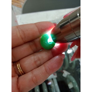 滿綠翡翠 甜甜圈 平安扣 -17