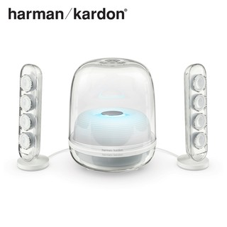 【公司貨】［Harman Kardon］藍牙2.1聲道多媒體水母喇叭 SOUNDSTICKS 4 -白色