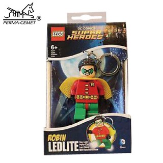 羅賓 LEGO/樂高/樂高鑰匙圈/鑰匙圈/DC 正義聯盟/LED/LED鑰匙圈