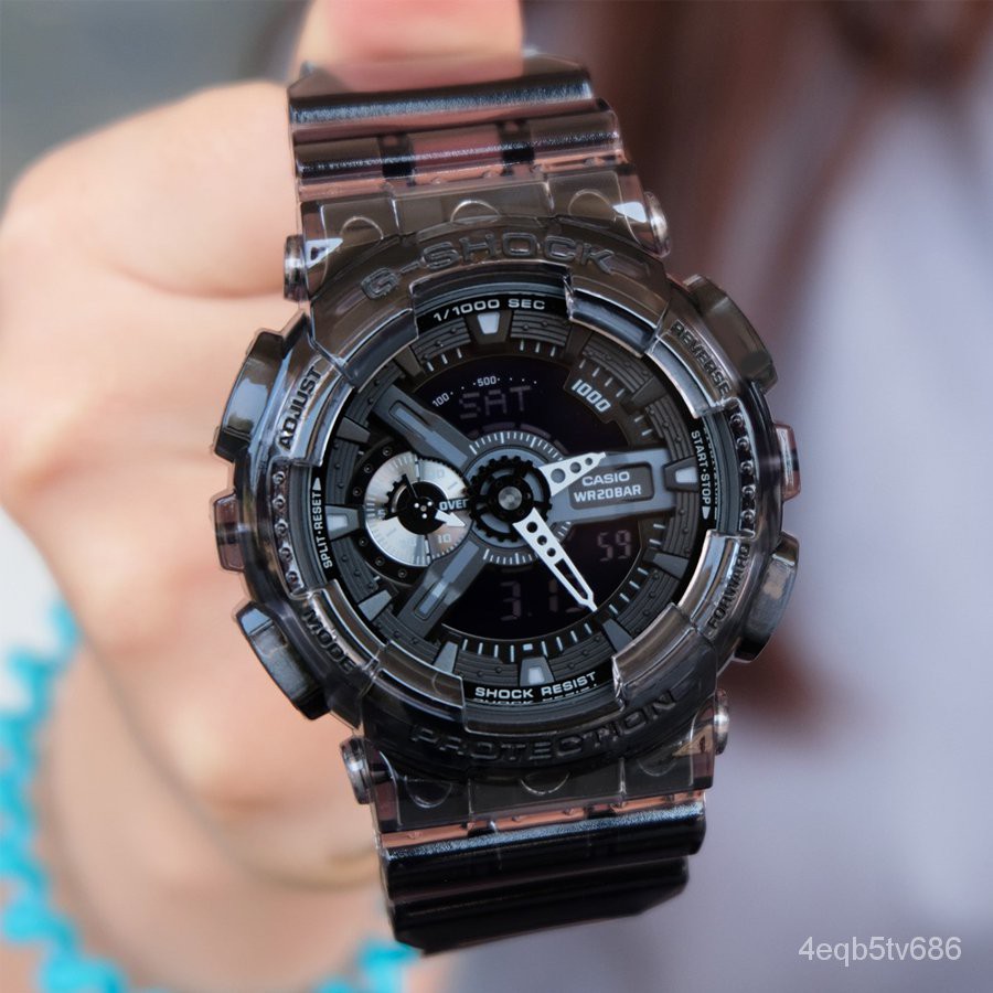 Ksgi 卡西歐g Shock冰韌透明高級灰手錶男ga 110ske 8 900ske 00ske 蝦皮購物