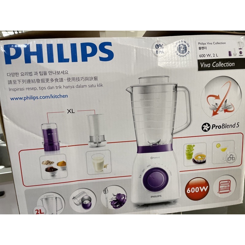 #102802# 二手【飛利浦 PHILIPS】Daily Collection 活氧果汁機 HR2100 600w