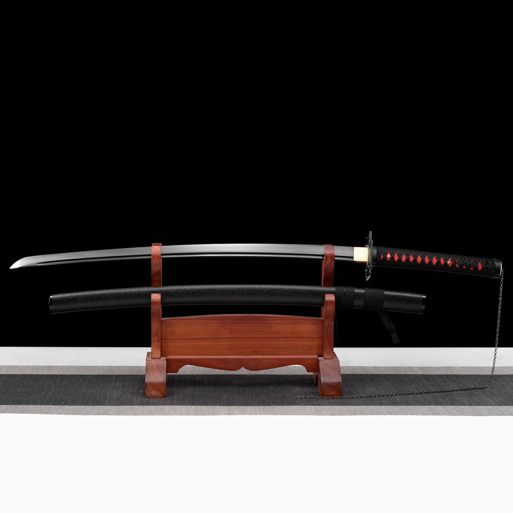 ⭐️龍泉刀劍⭐️龍泉市刀劍彈簧鋼手工一體寶劍日本指揮刀天鎖斬月動漫鋼刀未開刃