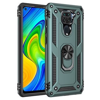 XIAOMI REDMI 小米紅米 Note 9 手機殼防震支架硬手機殼紅米 Note9 外殼保護套