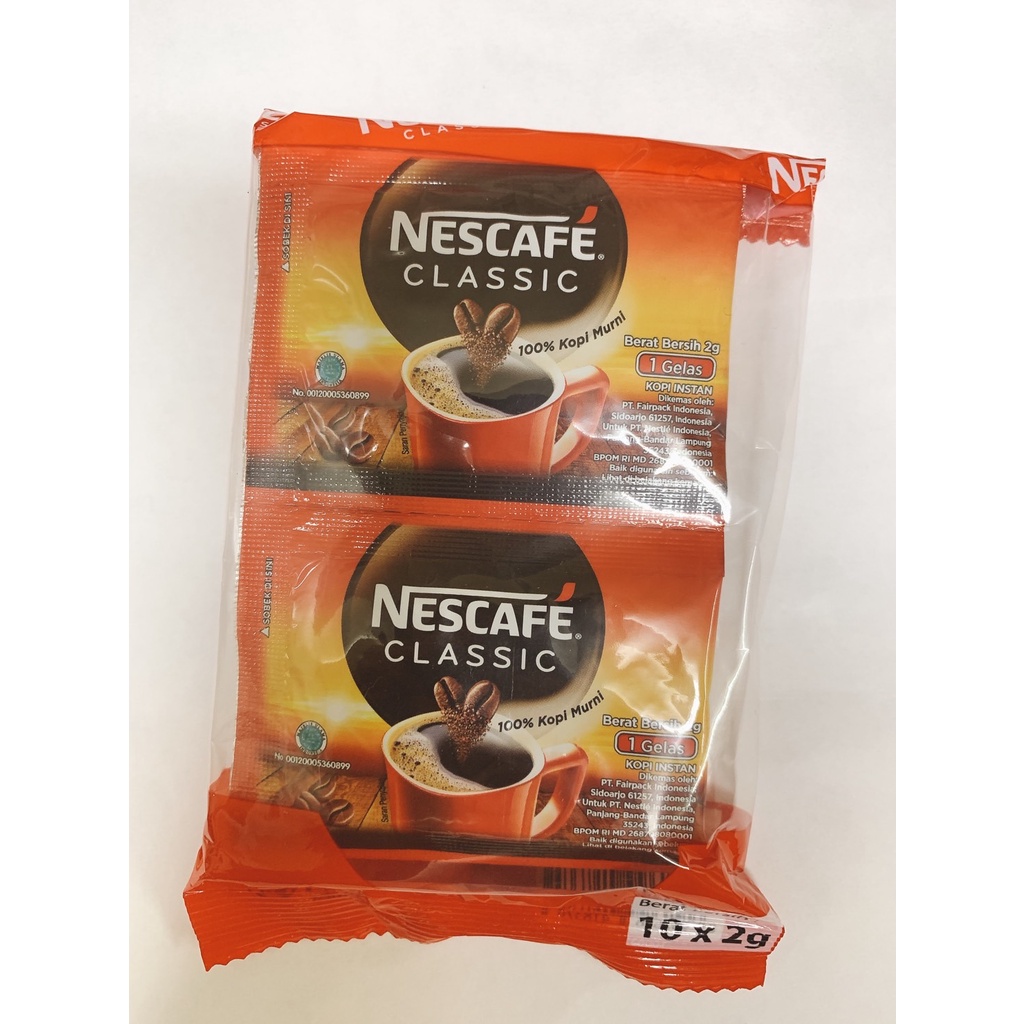 現貨🔥NESCAFE CLASSIC 印尼 雀巢咖啡粉 10*2g