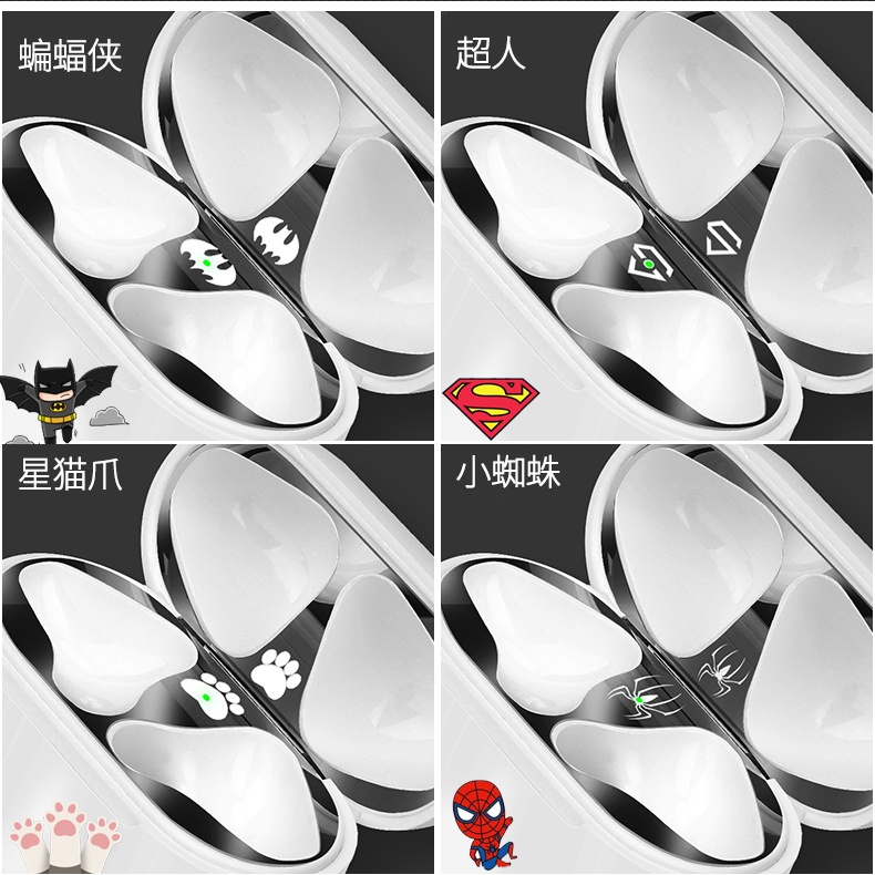 3代 貓爪 蝙蝠俠 蜘蛛俠 AirPods耳機防塵貼 金屬貼 適用於AirPods 3代 蘋果無線藍牙耳機金屬貼保護貼