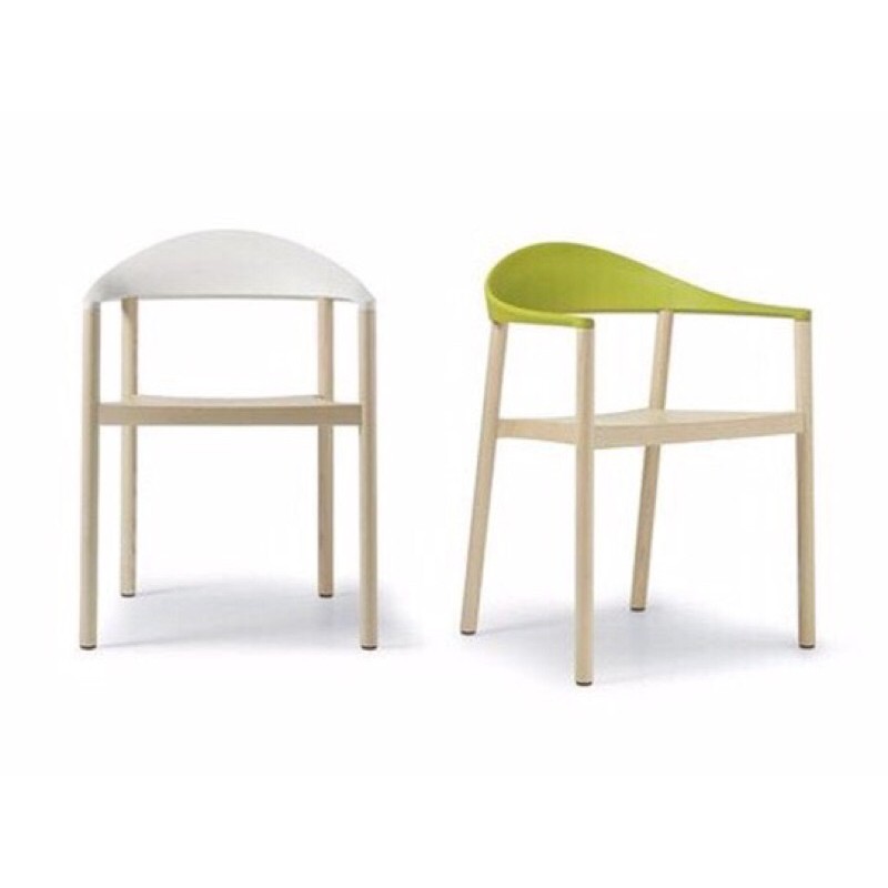 玻璃纖維加梣木腳餐椅