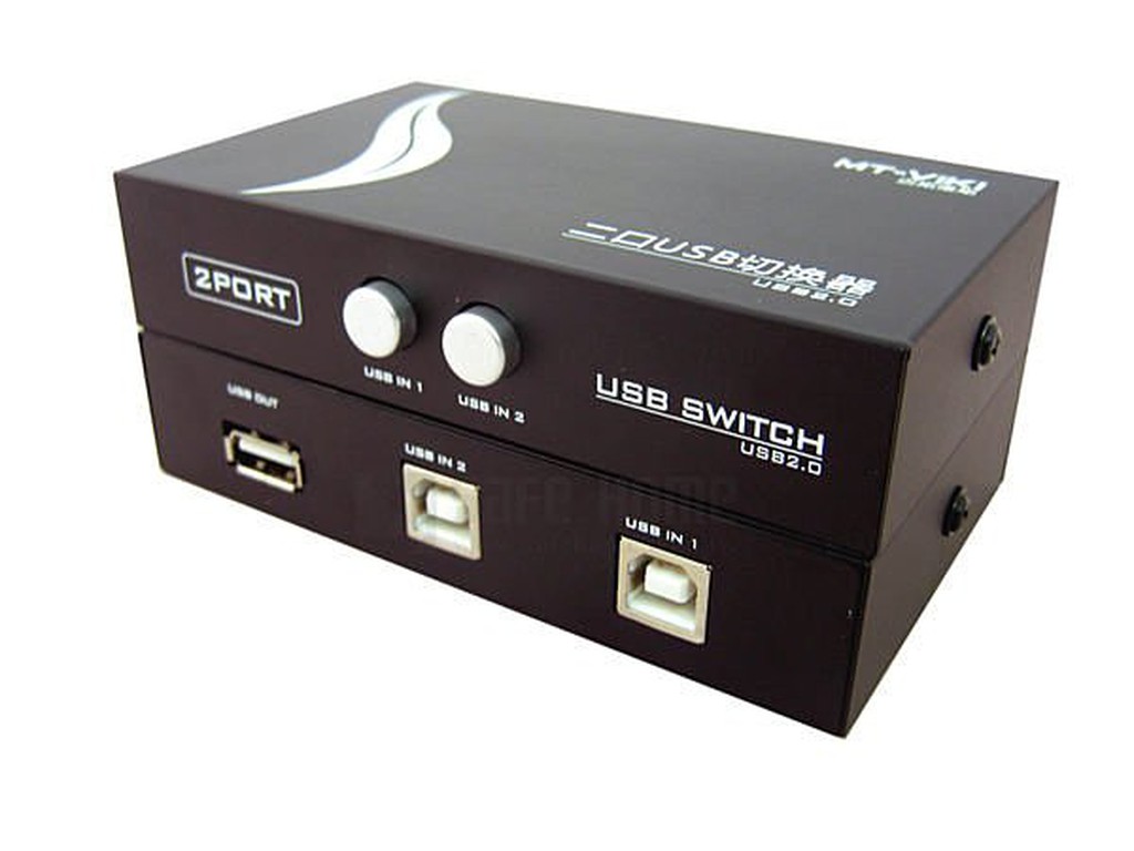 ~Safehome~ 全新包裝 手動 1對2 USB切換器，輕鬆分享印表機/隨身碟等 USB設備  SDU102