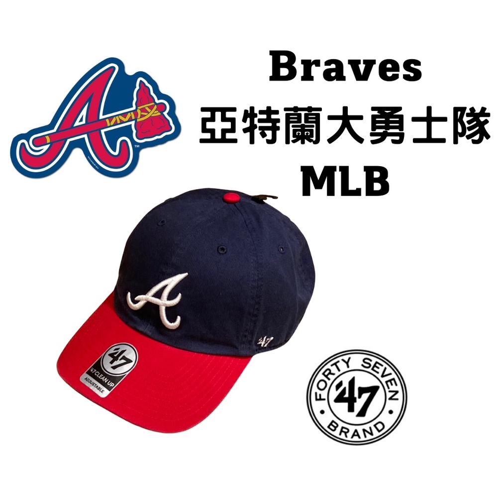 47Brand MLB 亞特蘭大勇士隊 Atlanta Braves 棒球帽 世界大賽